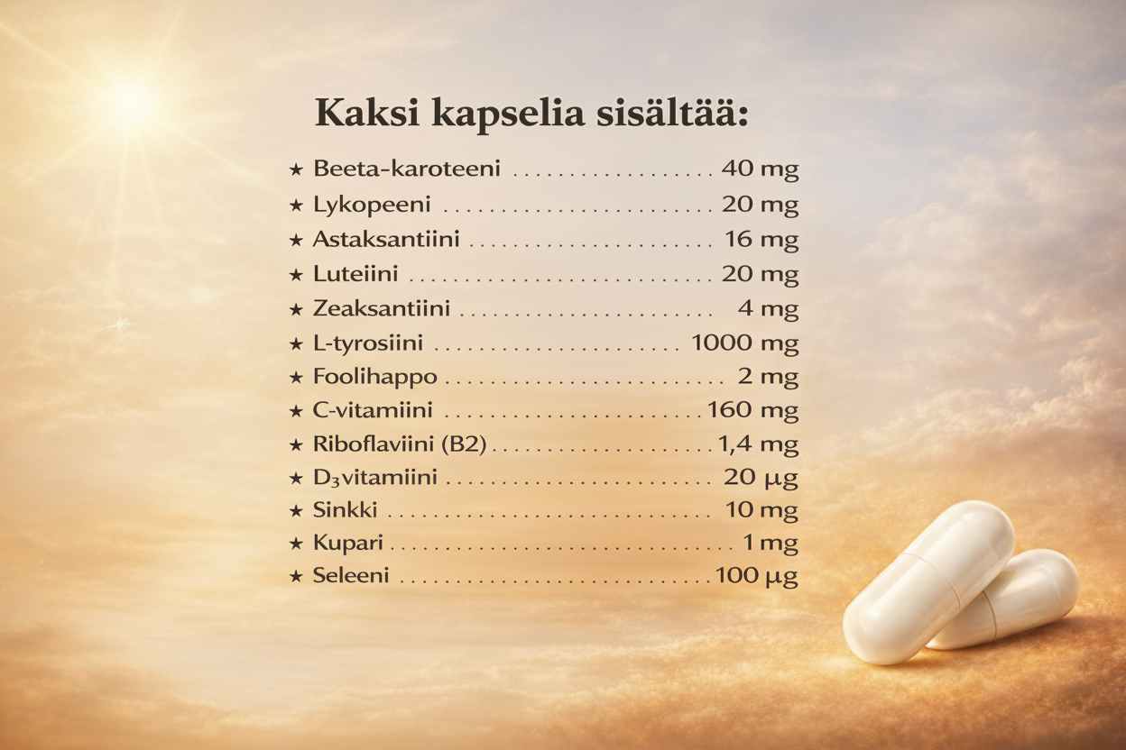 Kaksi kapselia sisältää – Premium banneri