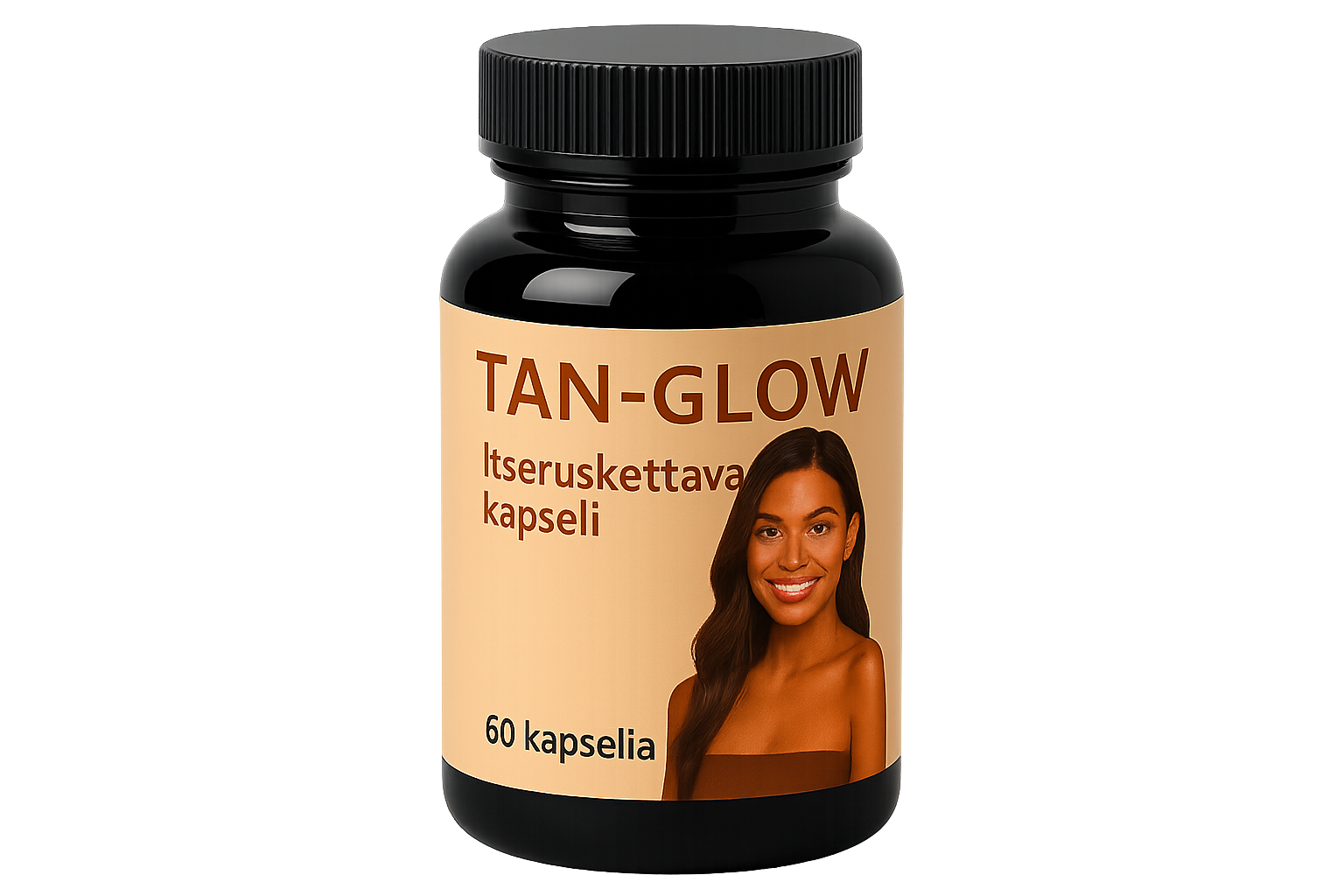 TAN-GLOW purkki neliömäisessä muodossa